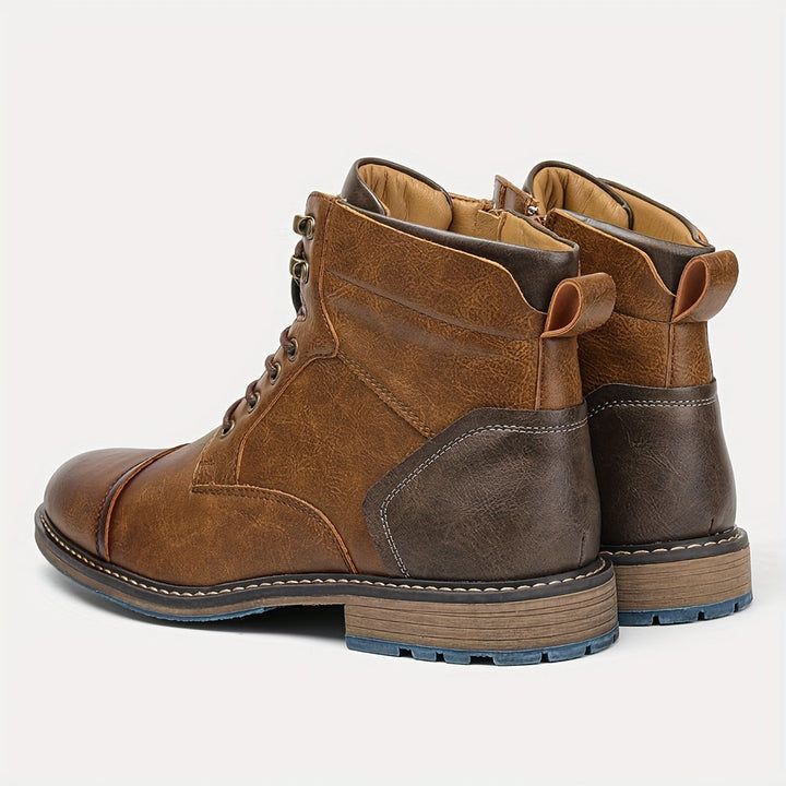 Rupert | Refined Cap-Toe Ankle Boots