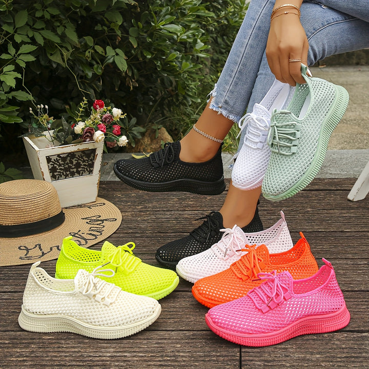 Marina | Airy Lace-Up Sneakers