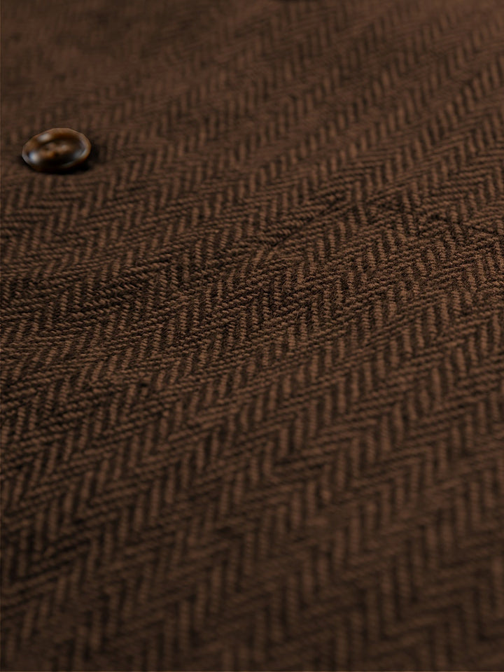 Colton | Heritage Herringbone Vest