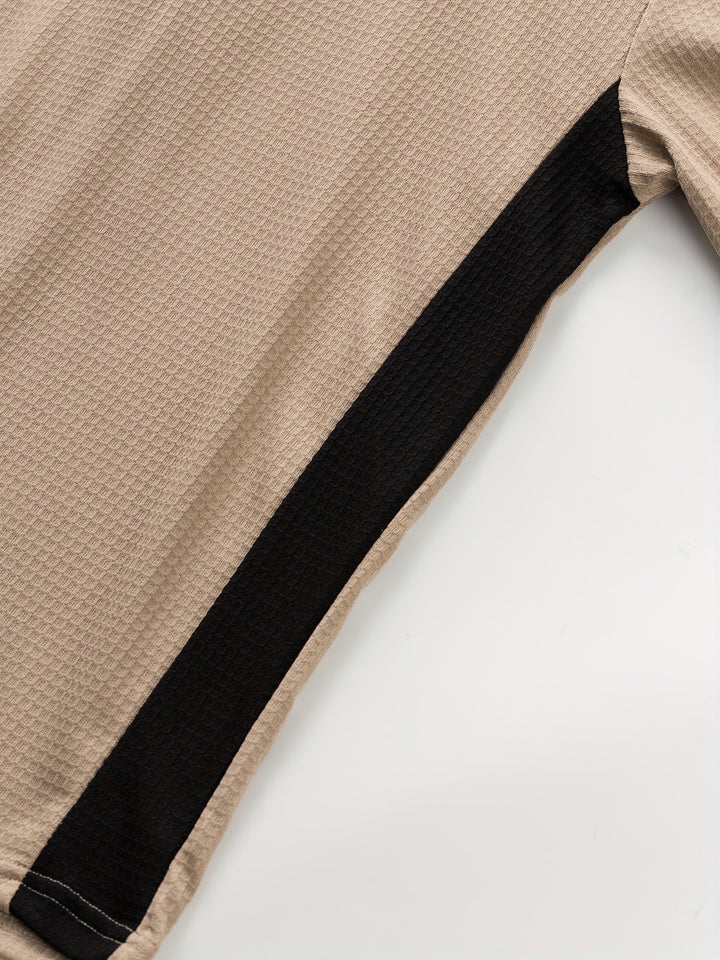 Curtis | Textured Long-Sleeve Henley