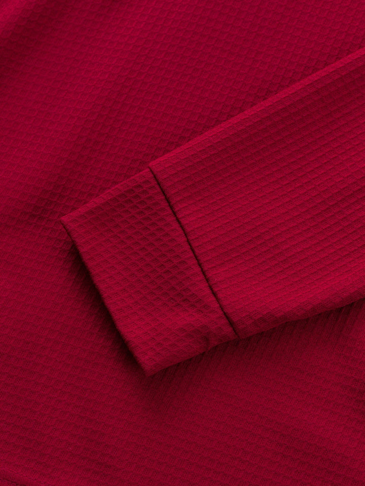 Curtis | Textured Long-Sleeve Henley