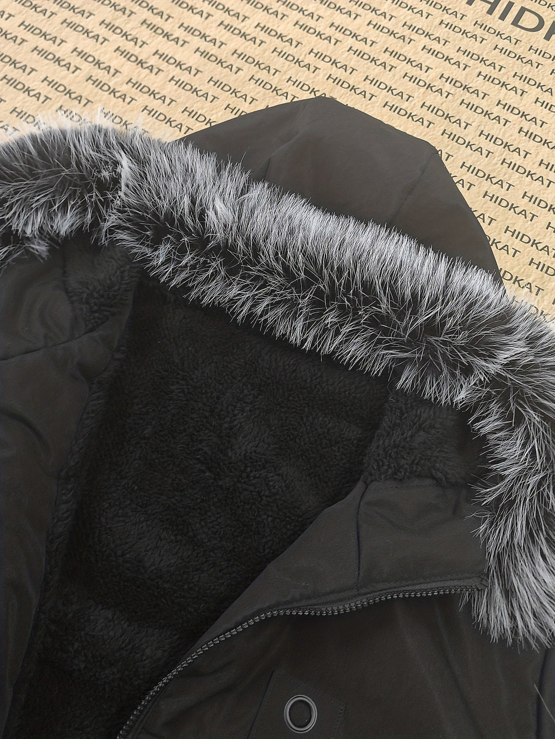 Lincoln | Hooded Mid-Length Parka Jacket