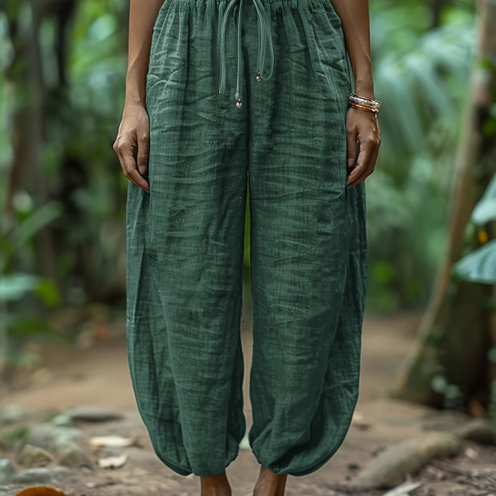 Marjorie | Relaxed Drawstring Lantern Trousers