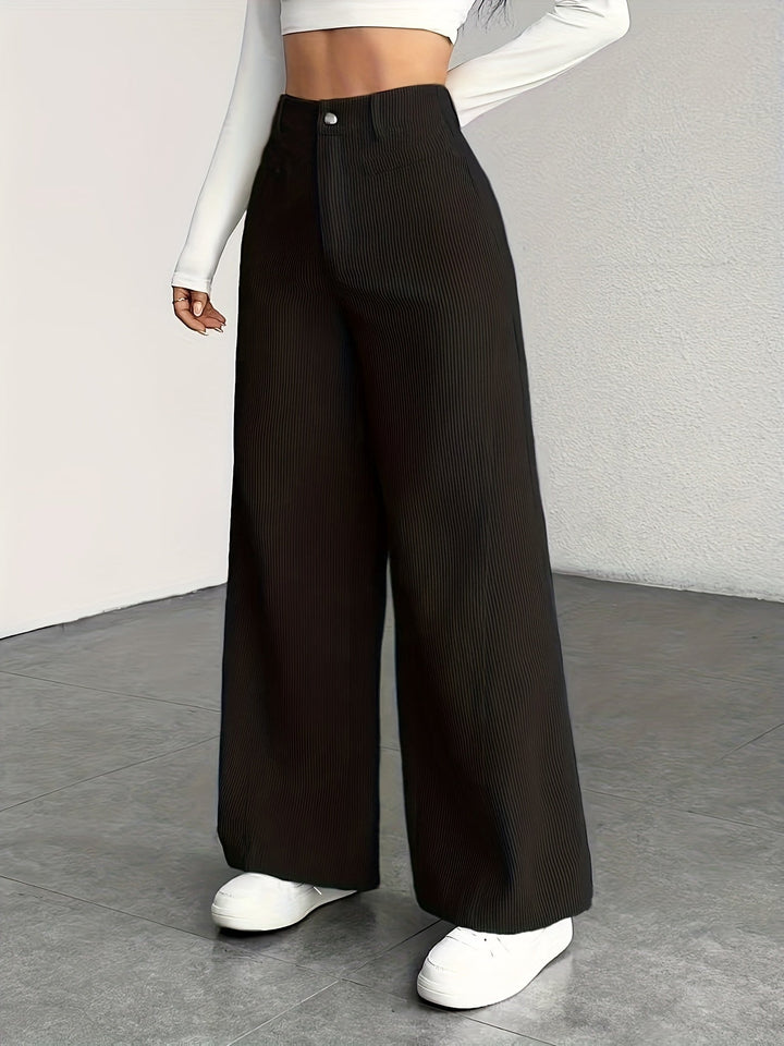 Kimberly | High-Waisted Wide-Leg Trousers