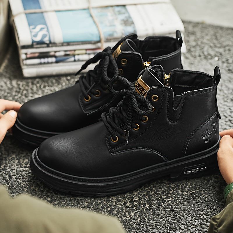 Archer | Rugged Lace-Up Ankle Boots