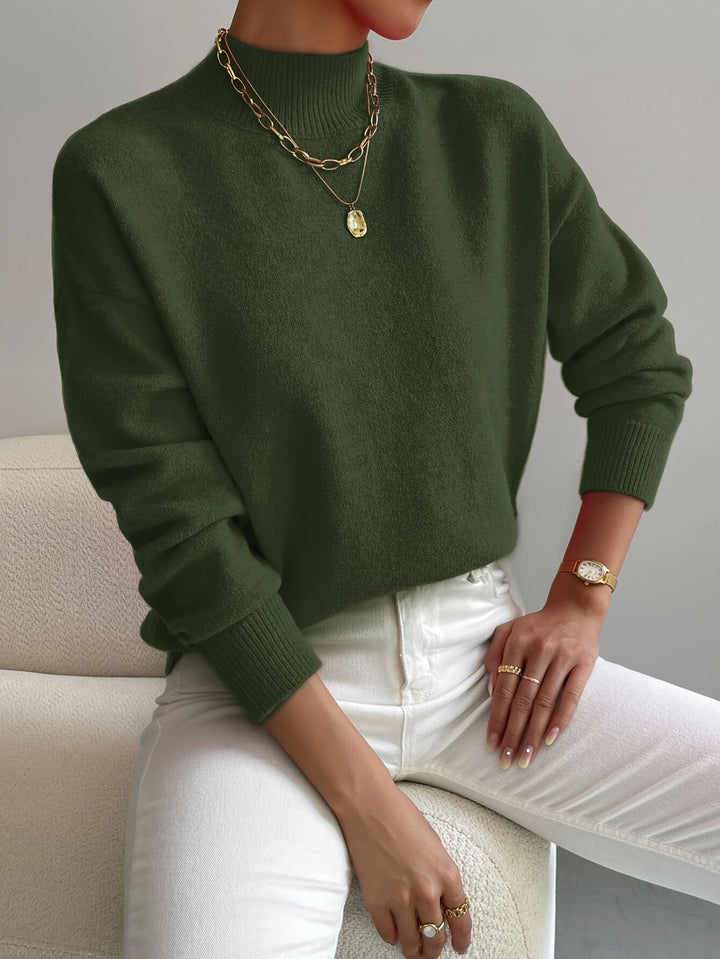 Lorelei | Refined Mock Neck Jumper