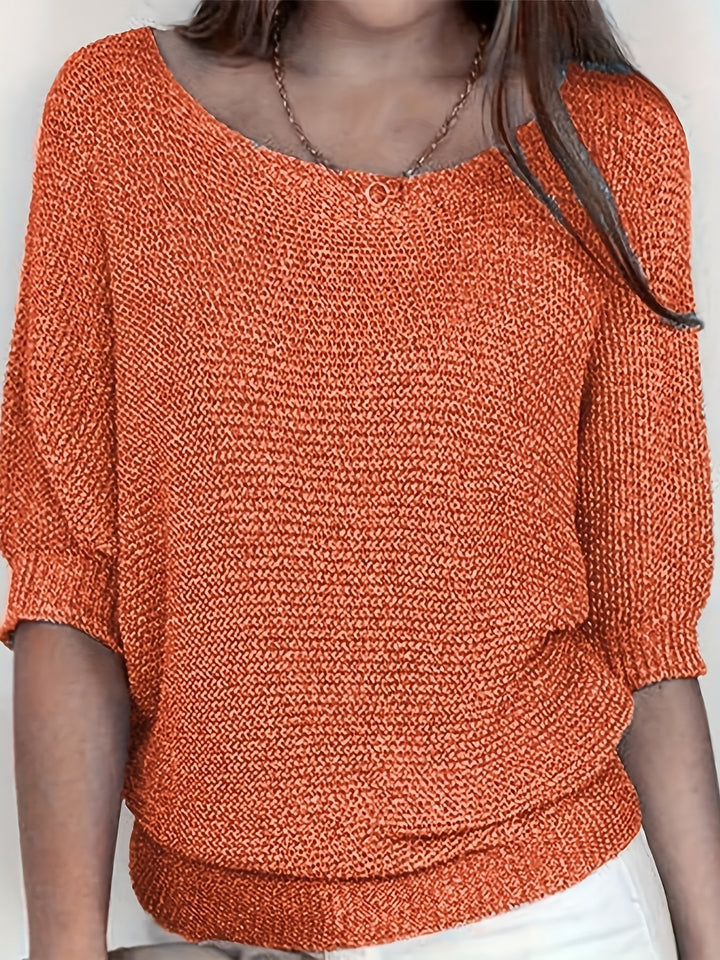 Lena | Relaxed Open-Knit Jumper