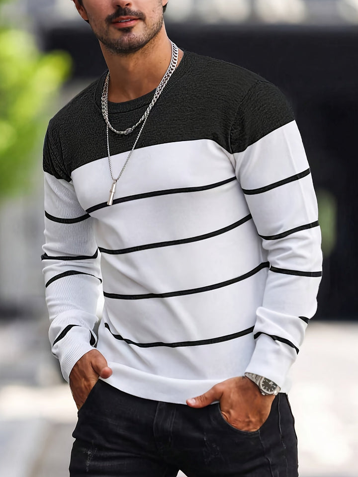 Henry | Striped Crew Neck Jumper