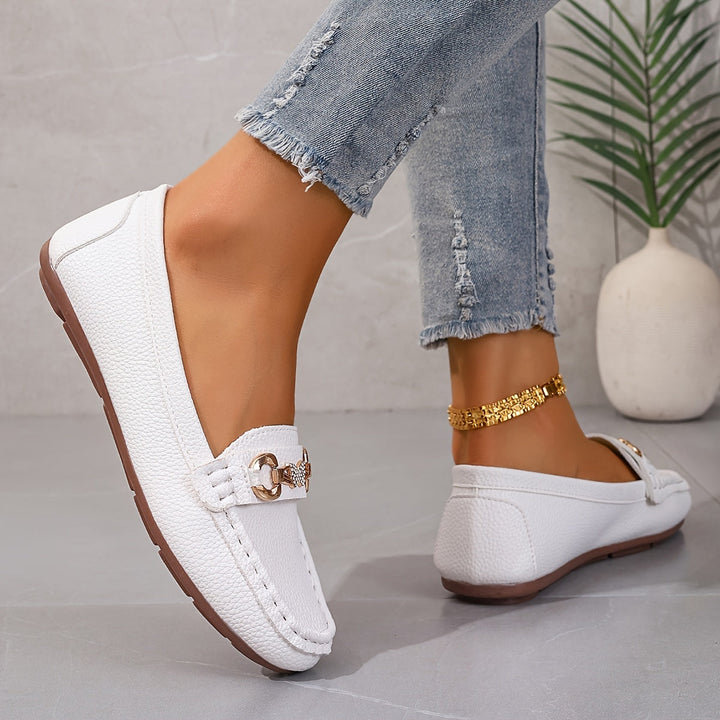 Nora | Elegant Buckle Loafers