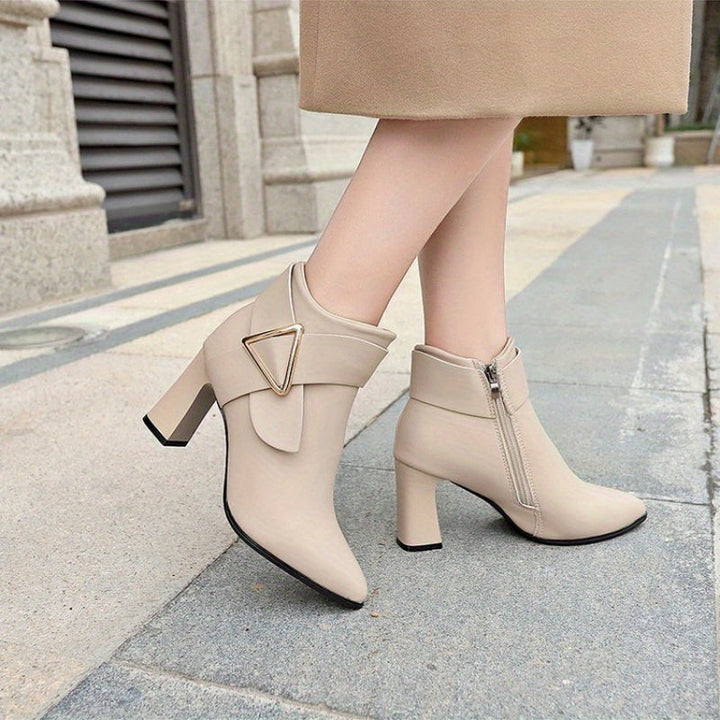 Nadine | Refined Pointed-Toe Ankle Boots