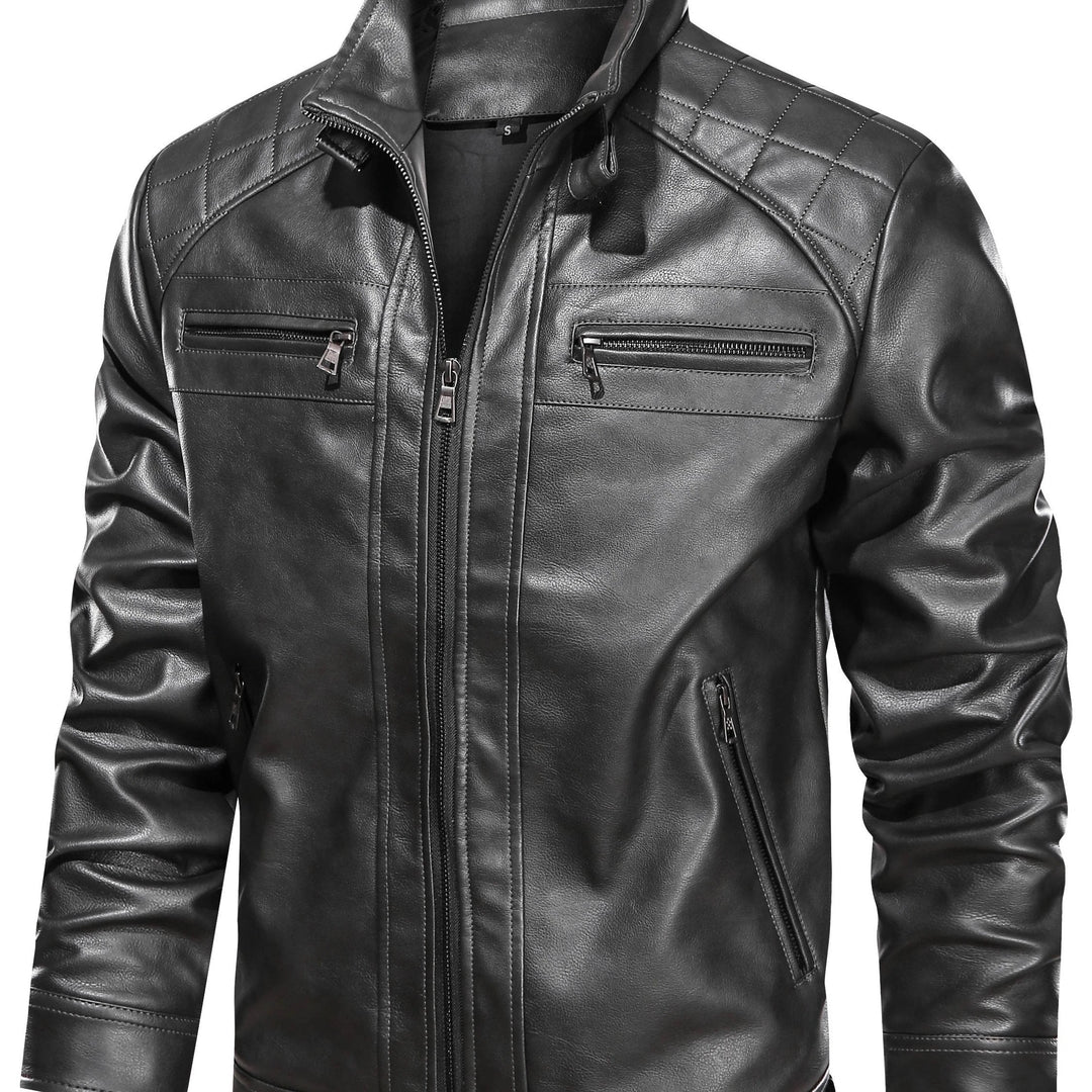 Ronan | Stand-Collar Biker Jacket