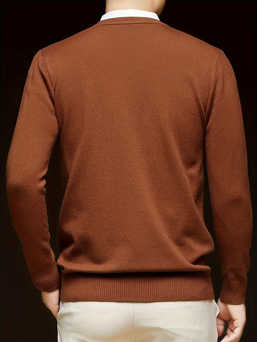 Hugh | Refined V-Neck Jumper