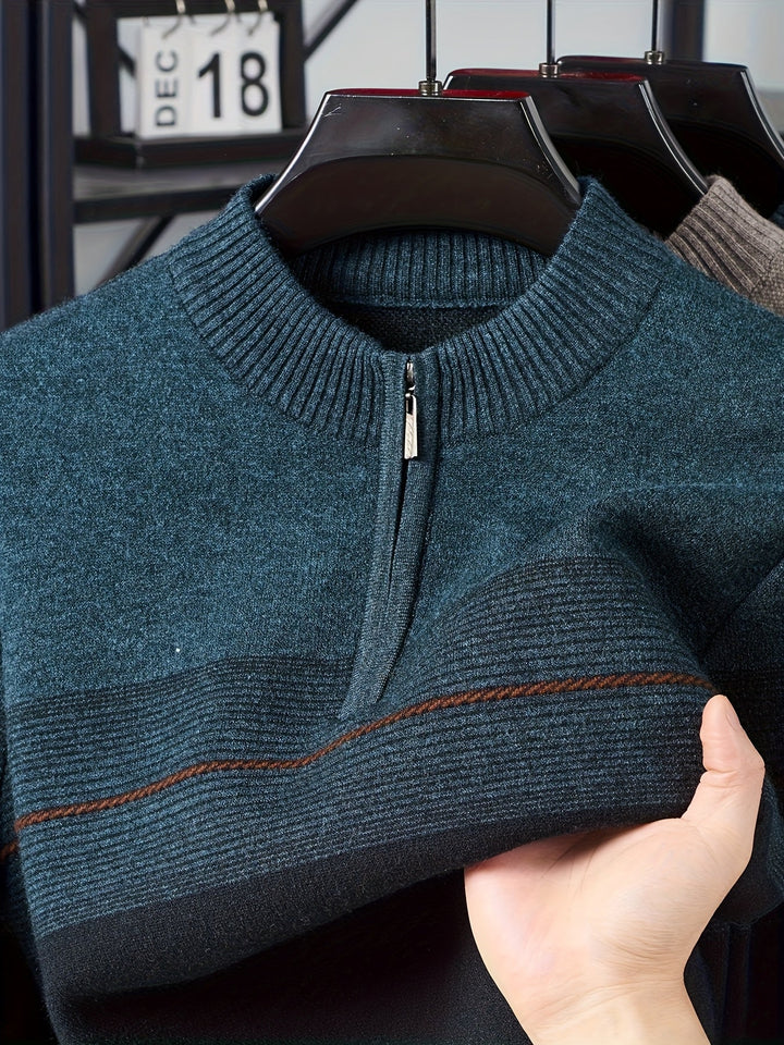 Oscar | Zip-Neck Jumper