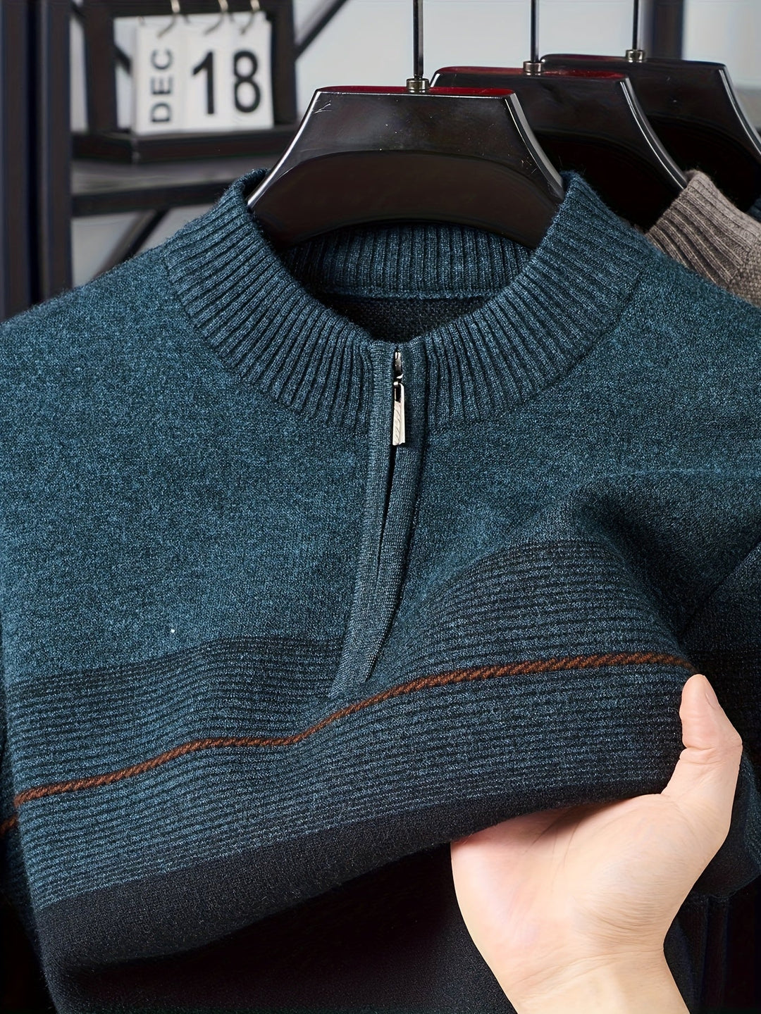 Lucas | Quarter-Zip Knit Jumper