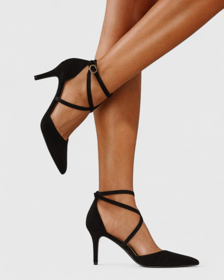 Jasmine | Elegant Long Lace Pointed Heels