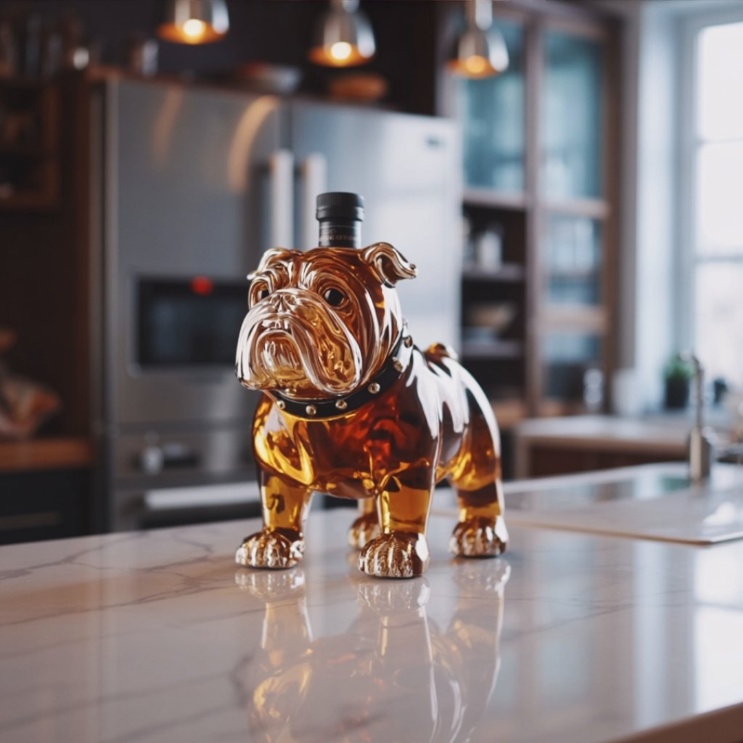 Frank | Whisky Bottle Bulldog Design