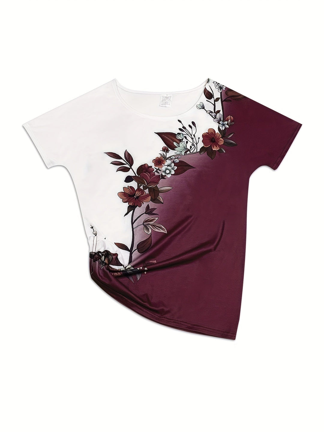 Lucille | Floral Round-Neck Top
