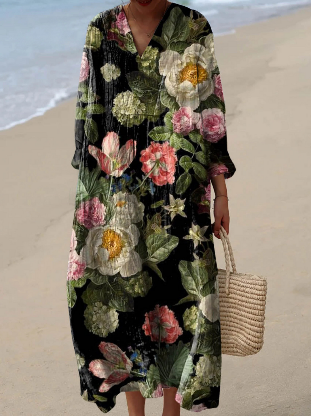 Margaux | Vintage Lovely Floral Art Dress