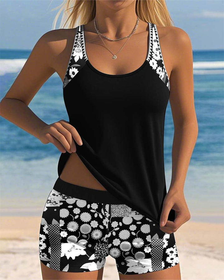 Stella | Trendy Printed Swimsuit Set