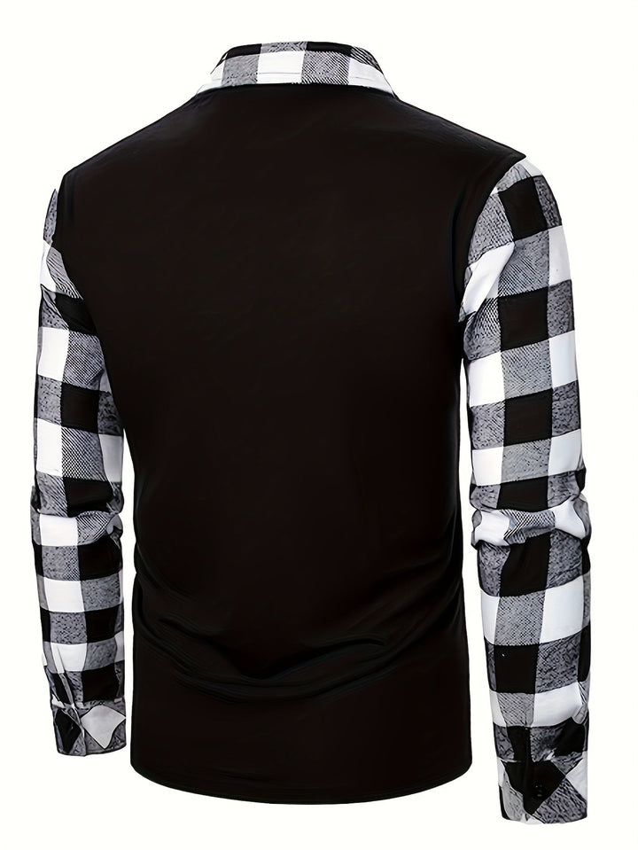 Baxter | Half-Zip Contrast Shirt