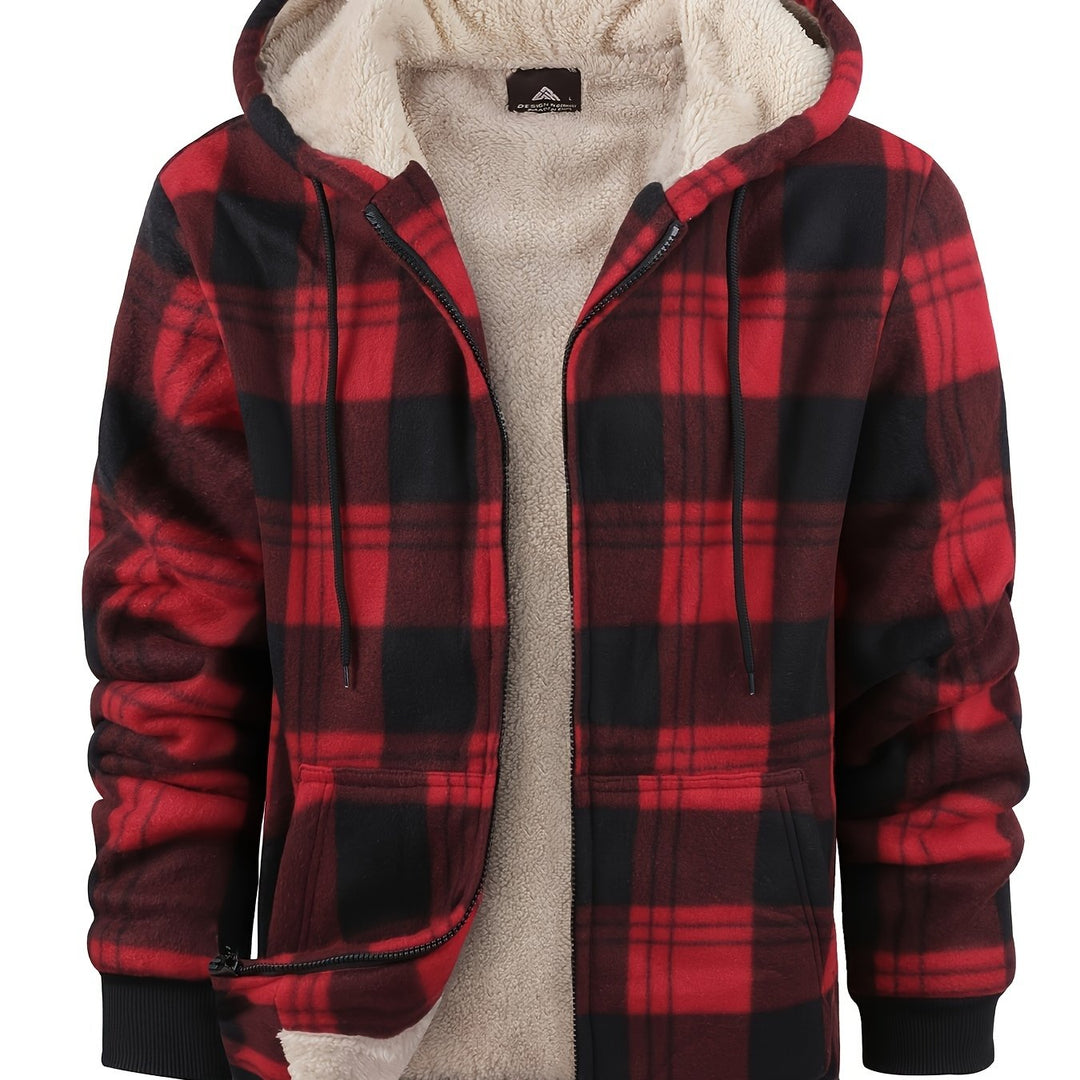 Declan | Cozy Hooded Zip-Up Jacket