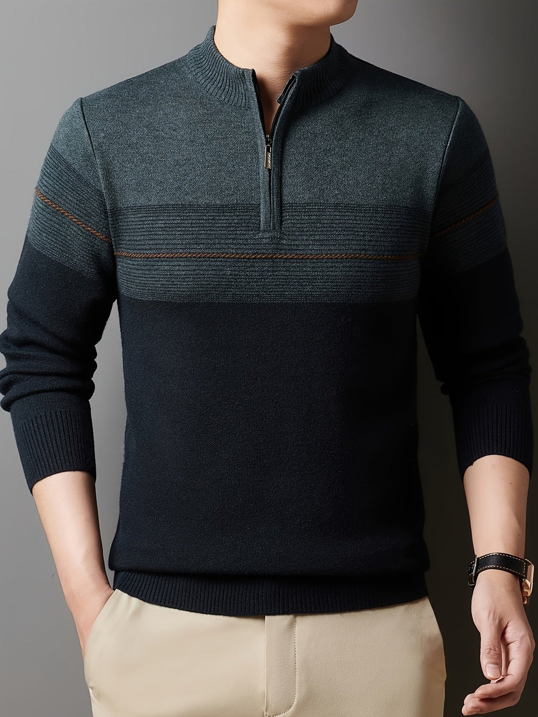 Oscar | Zip-Neck Jumper