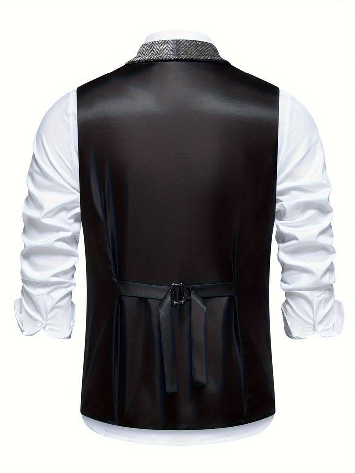 Tobias | Patchwork Tailored Waistcoat