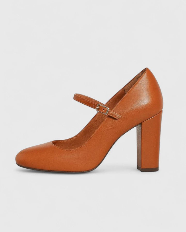 Brittany | Sophisticated Plain Strap Heels