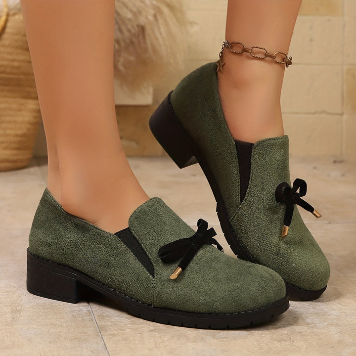Nadia | Bow-Detail Slip-On Loafers