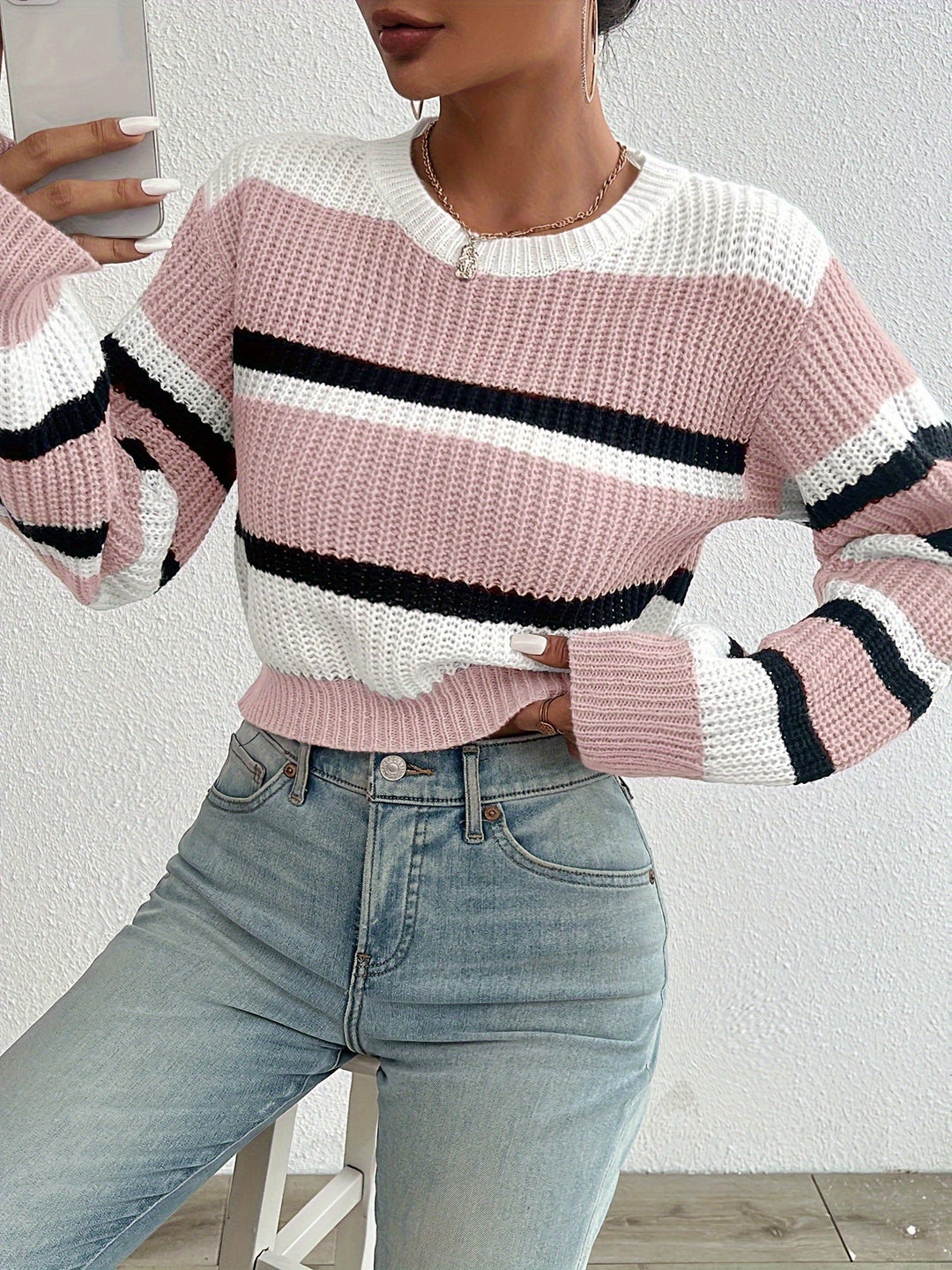Wren | colourblock Striped Jumper