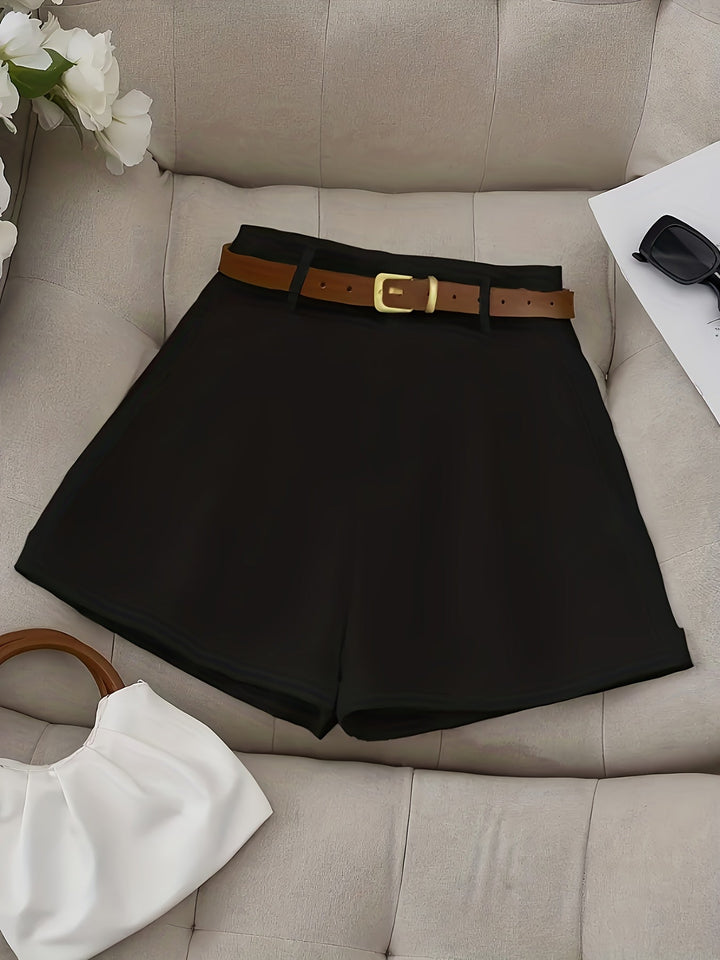 Blythe | Tailored High-Waist Shorts with Belt