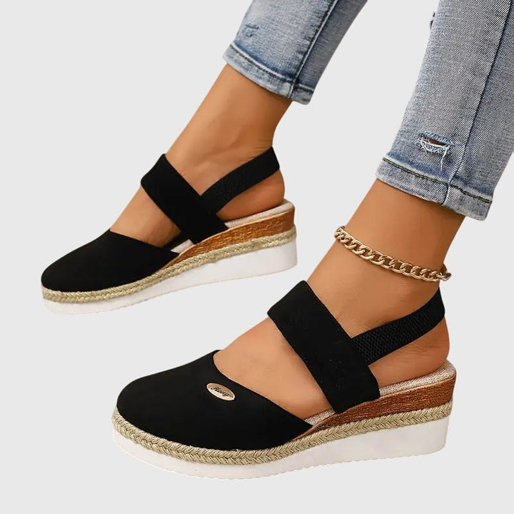 Ruth | Cushioned Wedge Sandals