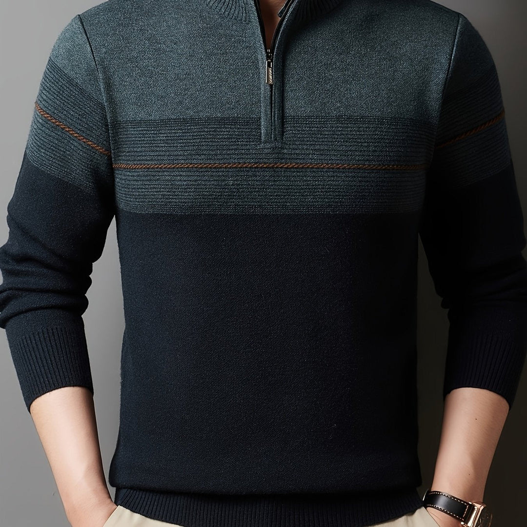 Lucas | Quarter-Zip Knit Jumper