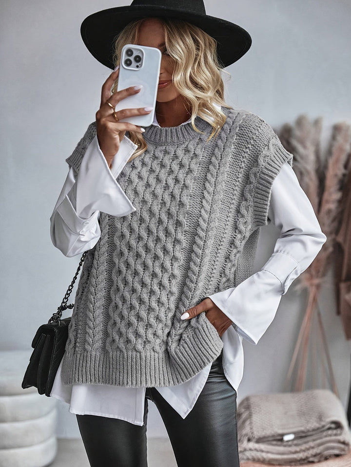 Bridget | Cozy Cable-Knit Jumper Vest