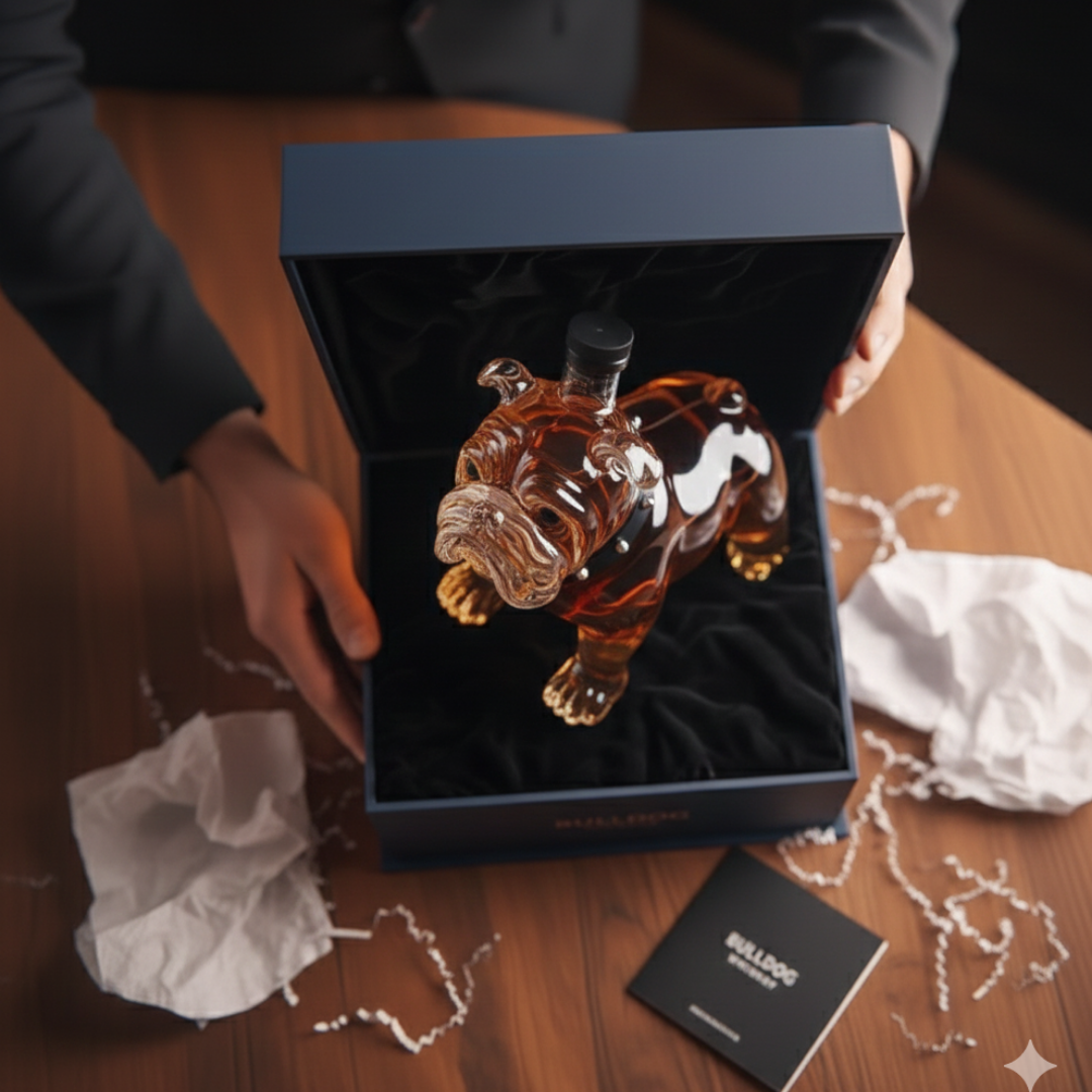 Frank | Whisky Bottle Bulldog Design