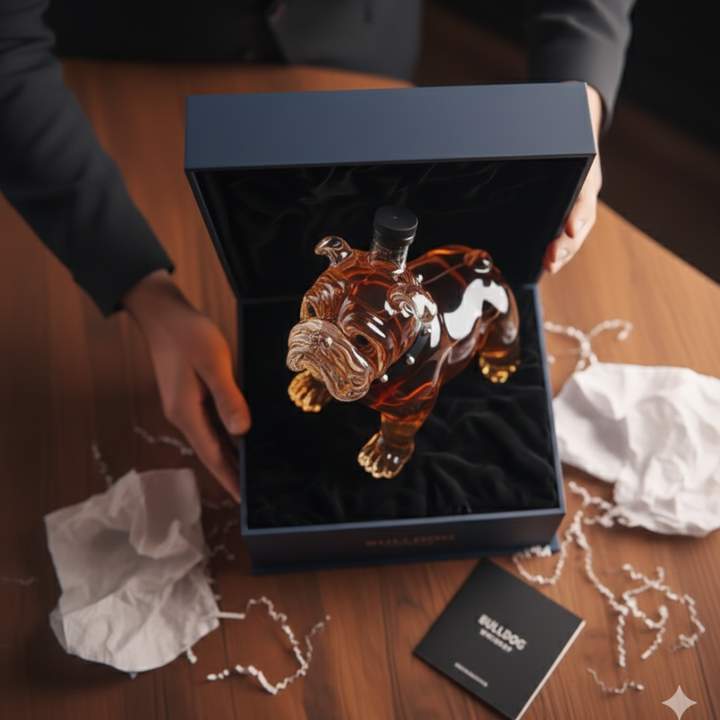 Frank | Whisky Bottle Bulldog Design