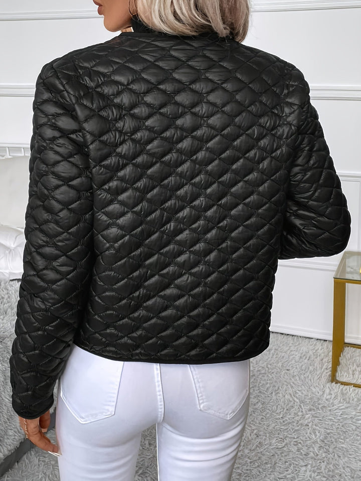 Helen | Quilted Diamond-Stitch Jacket