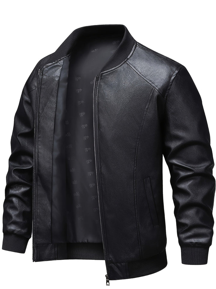 Dalton | Refined Zip-Up Bomber Jacket