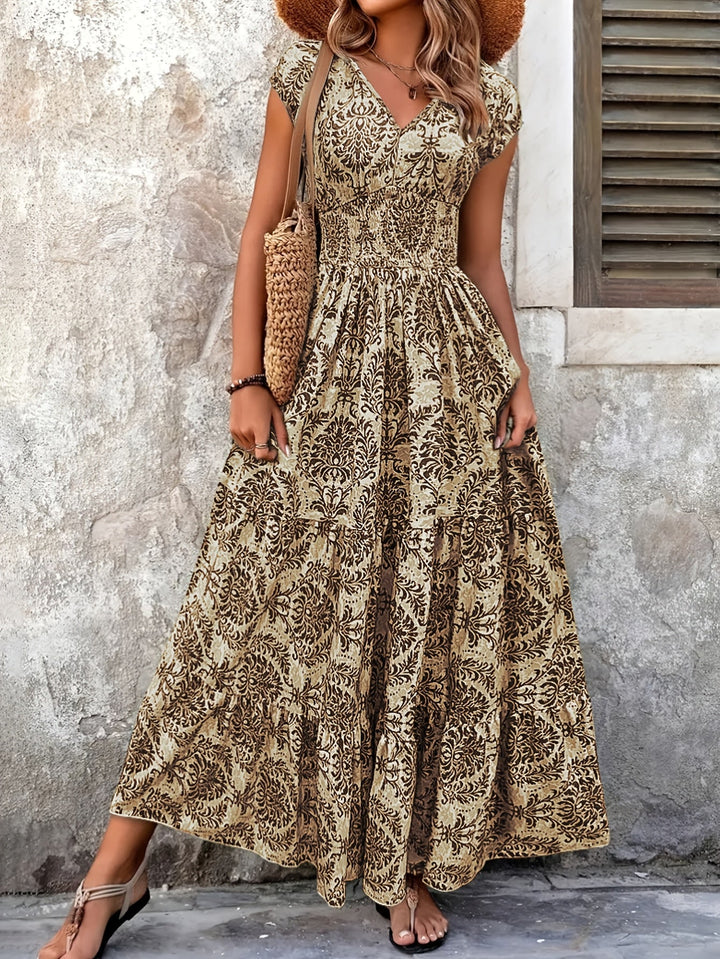 Lorena | Flowing Bohemian Maxi Dress