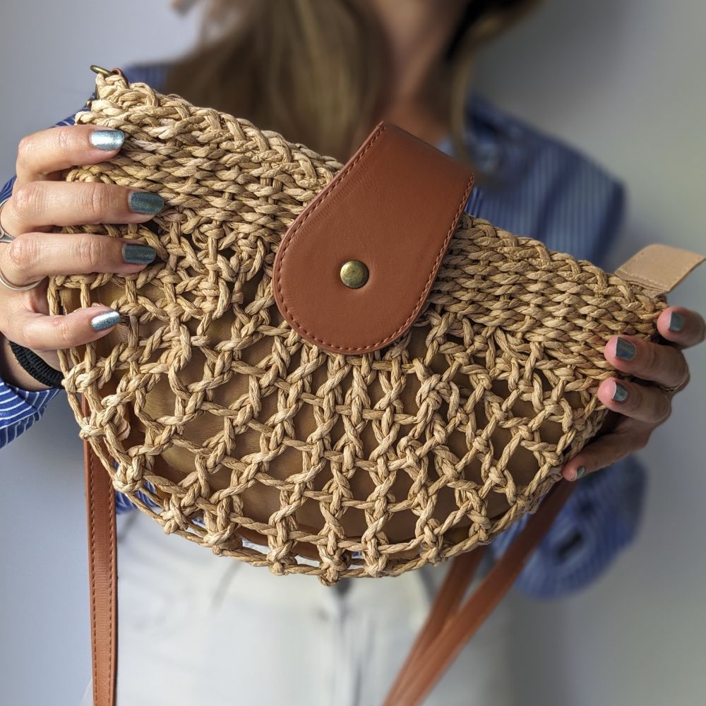 Tessa | Stylish Braided Web Design Bag