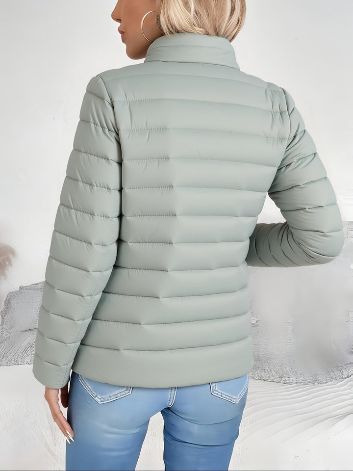 Vivienne | Lightweight Stand-Collar Puffer Jacket