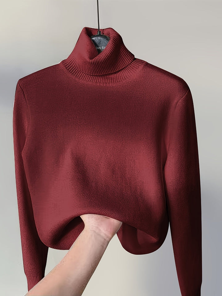Selena | Cozy Lined High-Neck Jumper