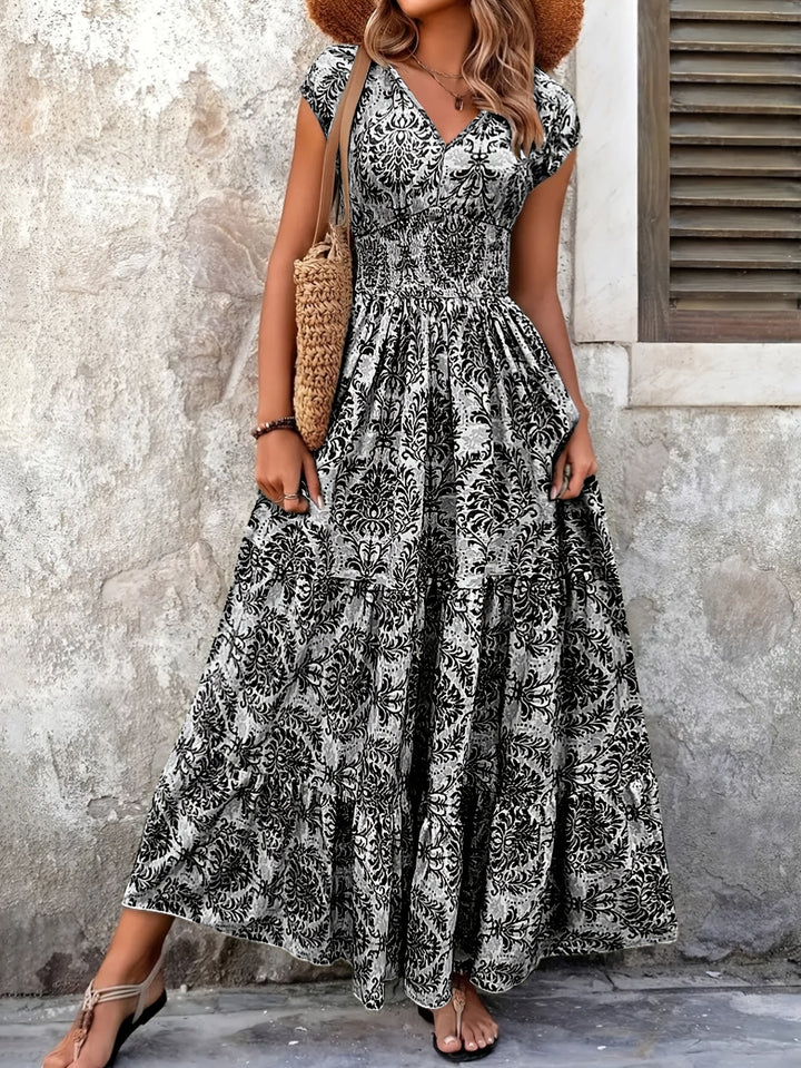 Lorena | Flowing Bohemian Maxi Dress