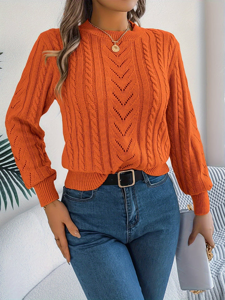 Blythe | Cable-Knit Textured Jumper