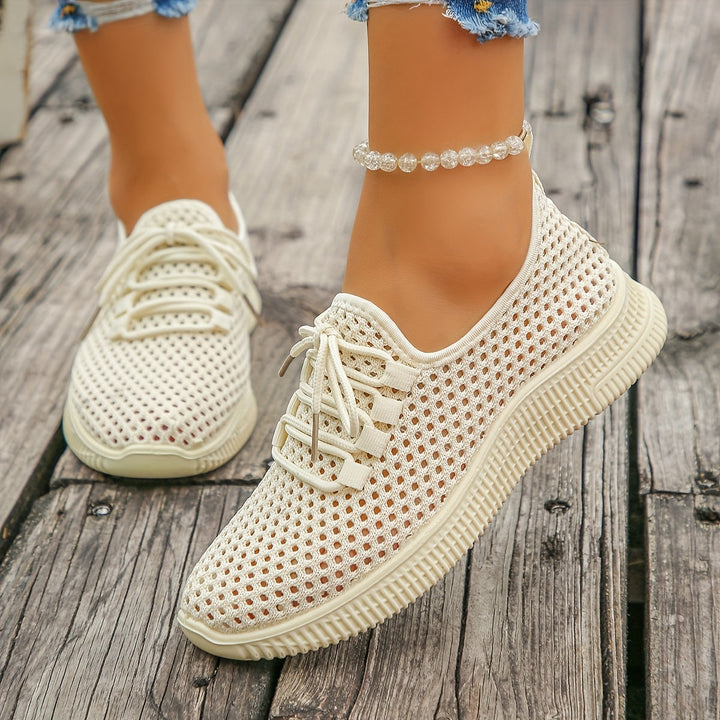 Marina | Airy Lace-Up Sneakers