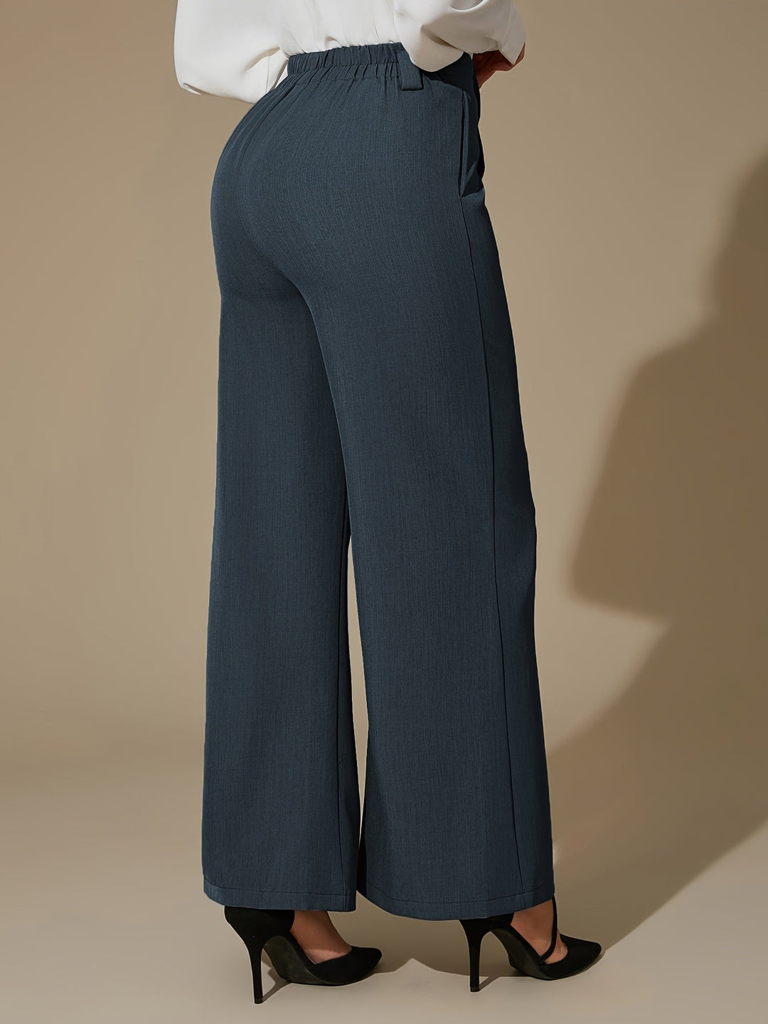 Lorraine | Wide-Leg Slit Trousers