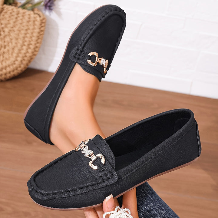 Nora | Elegant Buckle Loafers