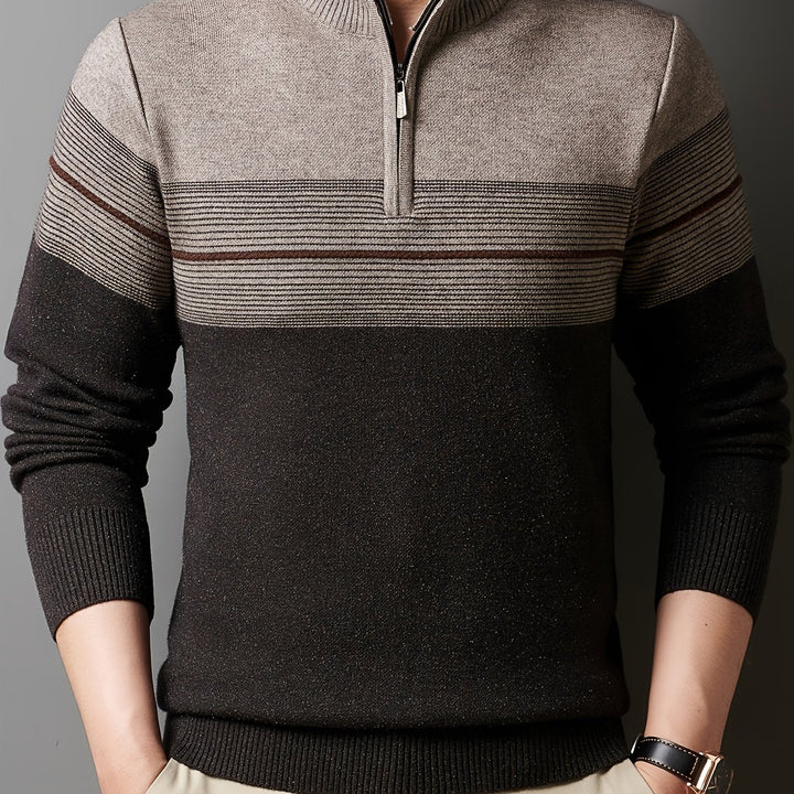 Oscar | Zip-Neck Jumper