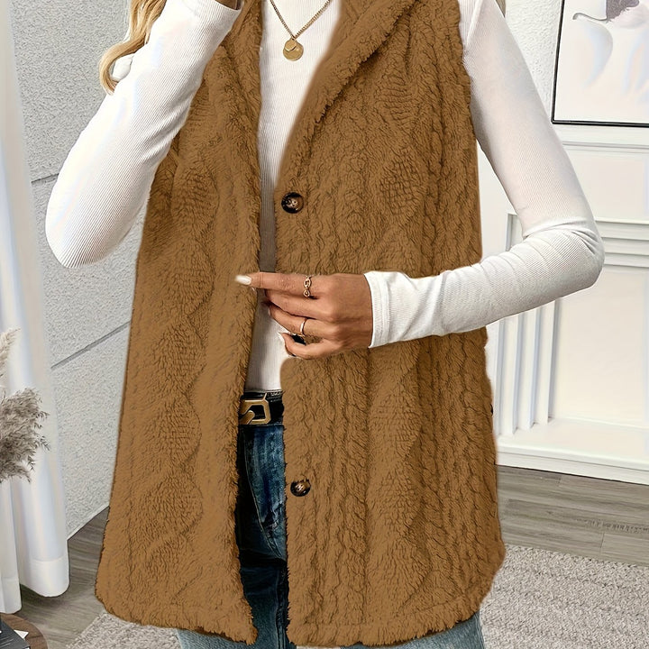 Lorna | Cozy Hooded Sleeveless Vest