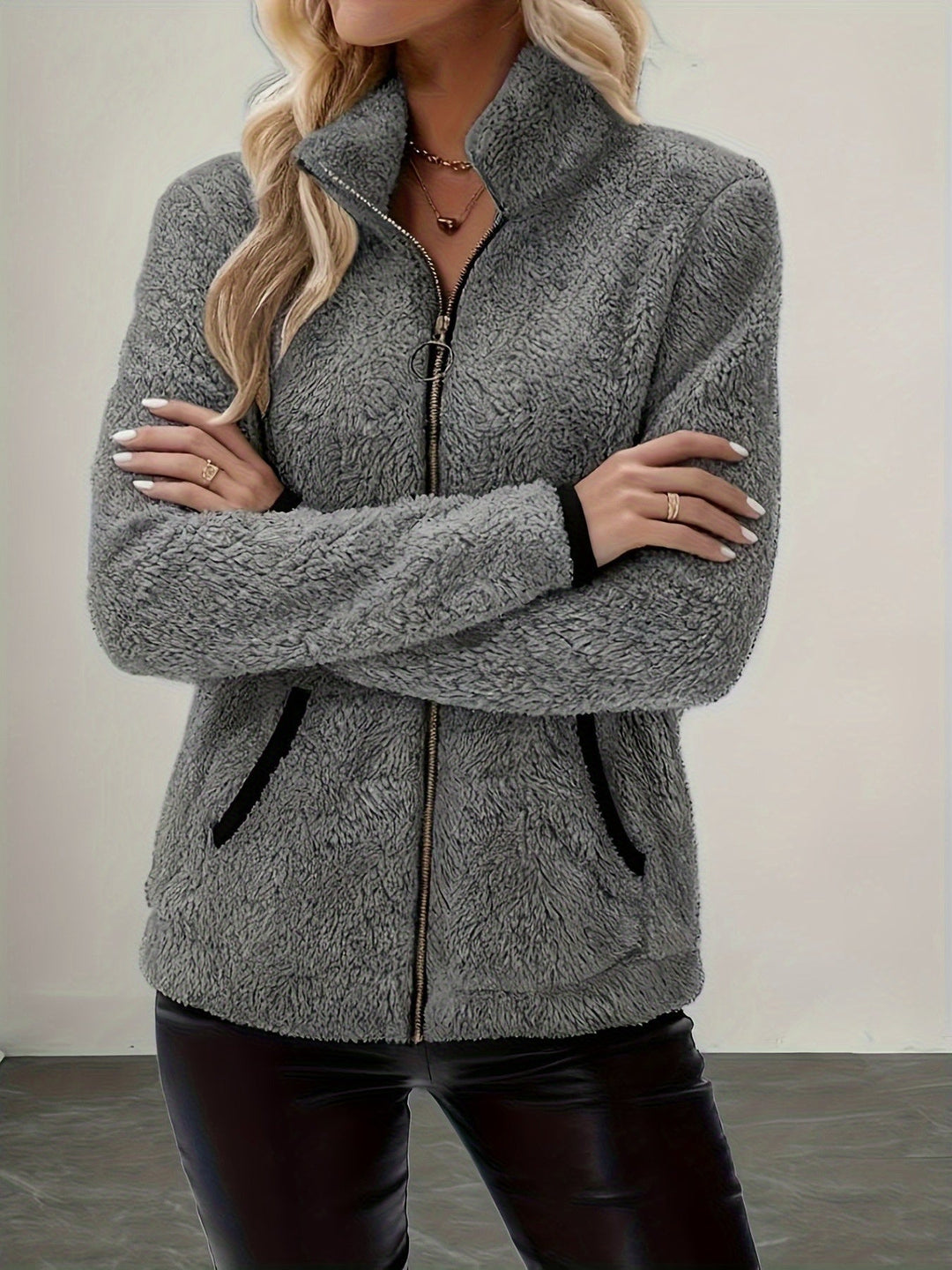 Simone | Cozy Zip-Up Jacket